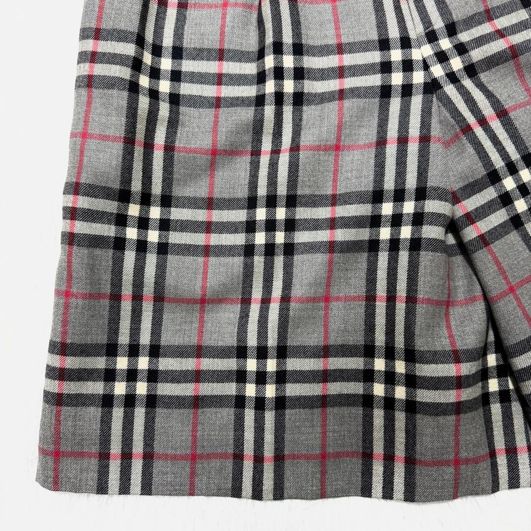 burberrys ノバチェック キュロット ハーフパンツ 大きいサイズ グレー