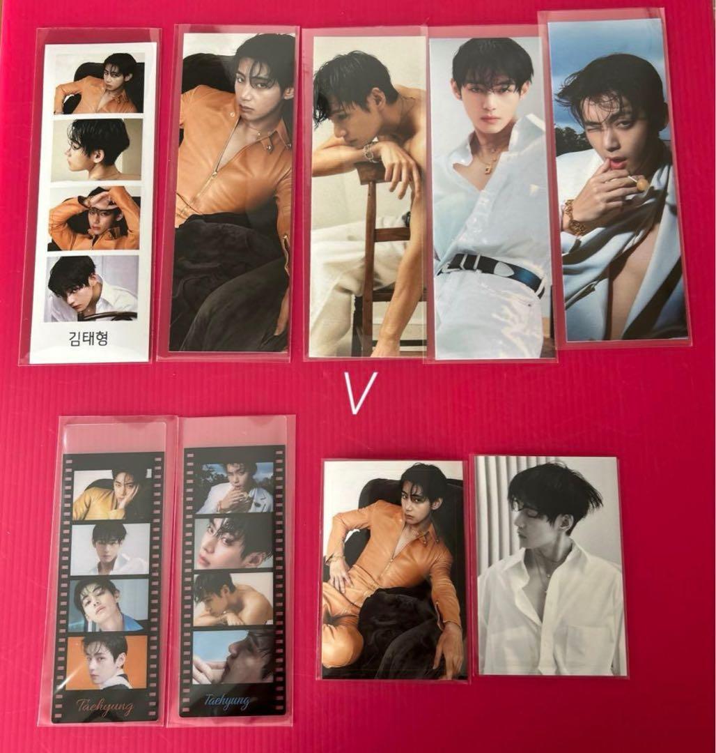 BTS V 'TIRTIR'アルバムキーホルダー・マグネットブックマーク