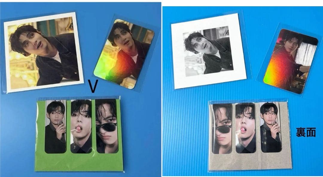 BTS V 'TIRTIR'アルバムキーホルダー・マグネットブックマーク