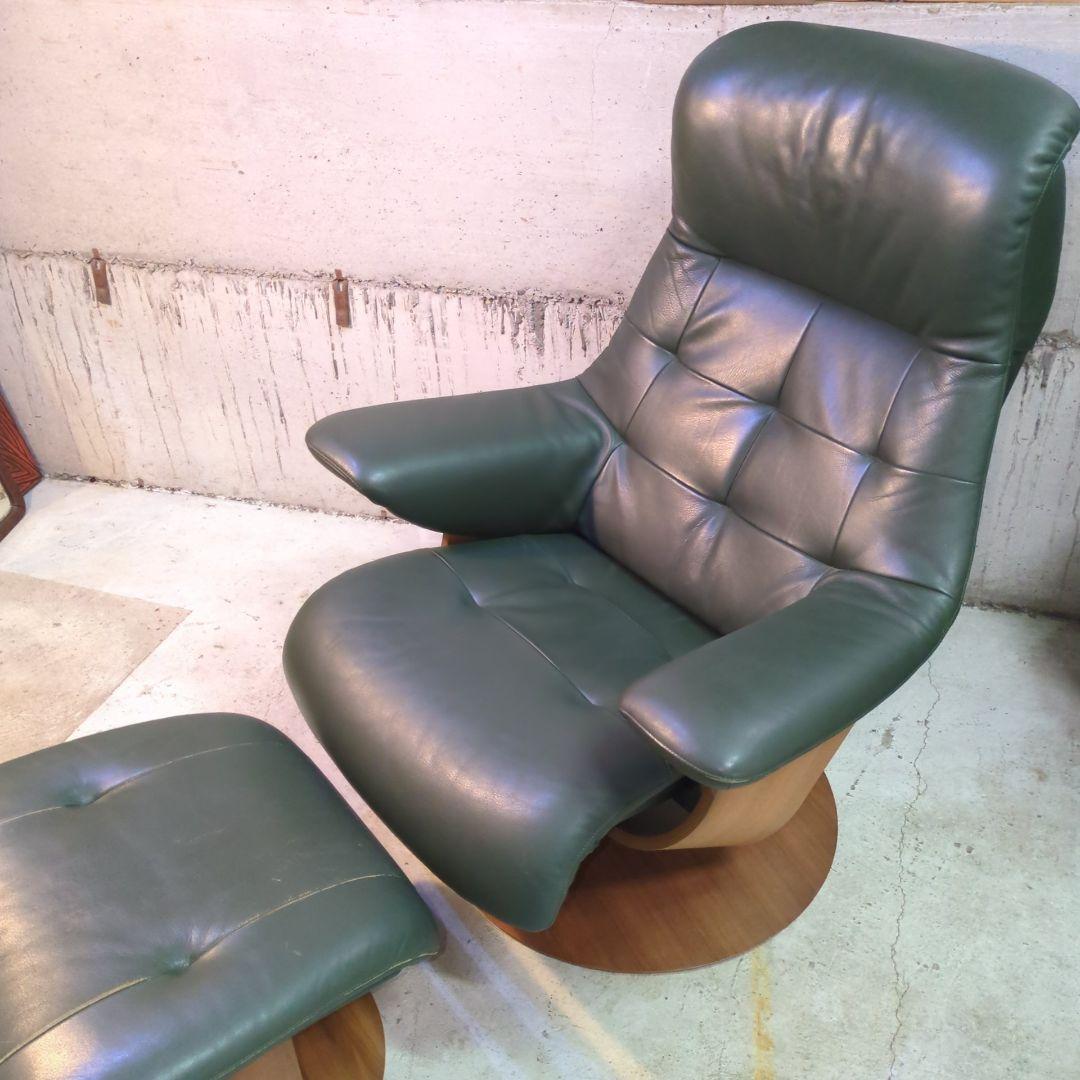 カリモク THE FIRST 本革リクライニングチェア RU72 Mサイズ日本製