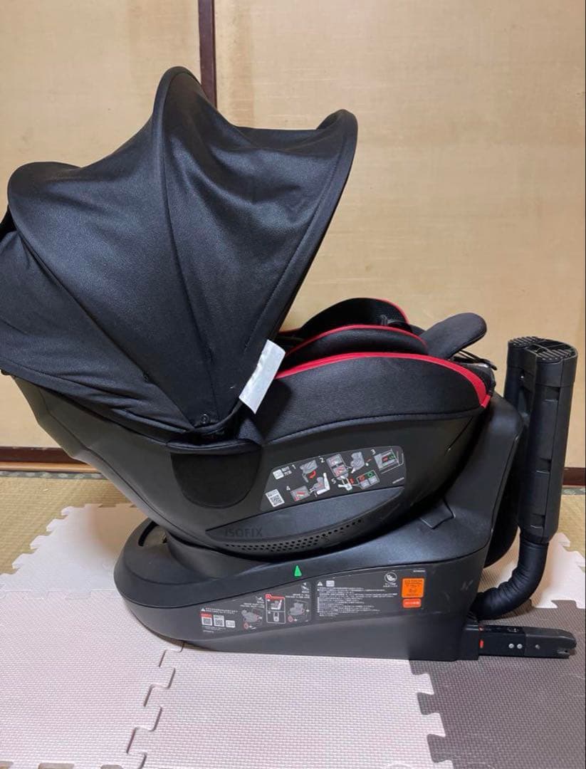 エールベベ 回転式 isofix チャイルドシート クルット3i