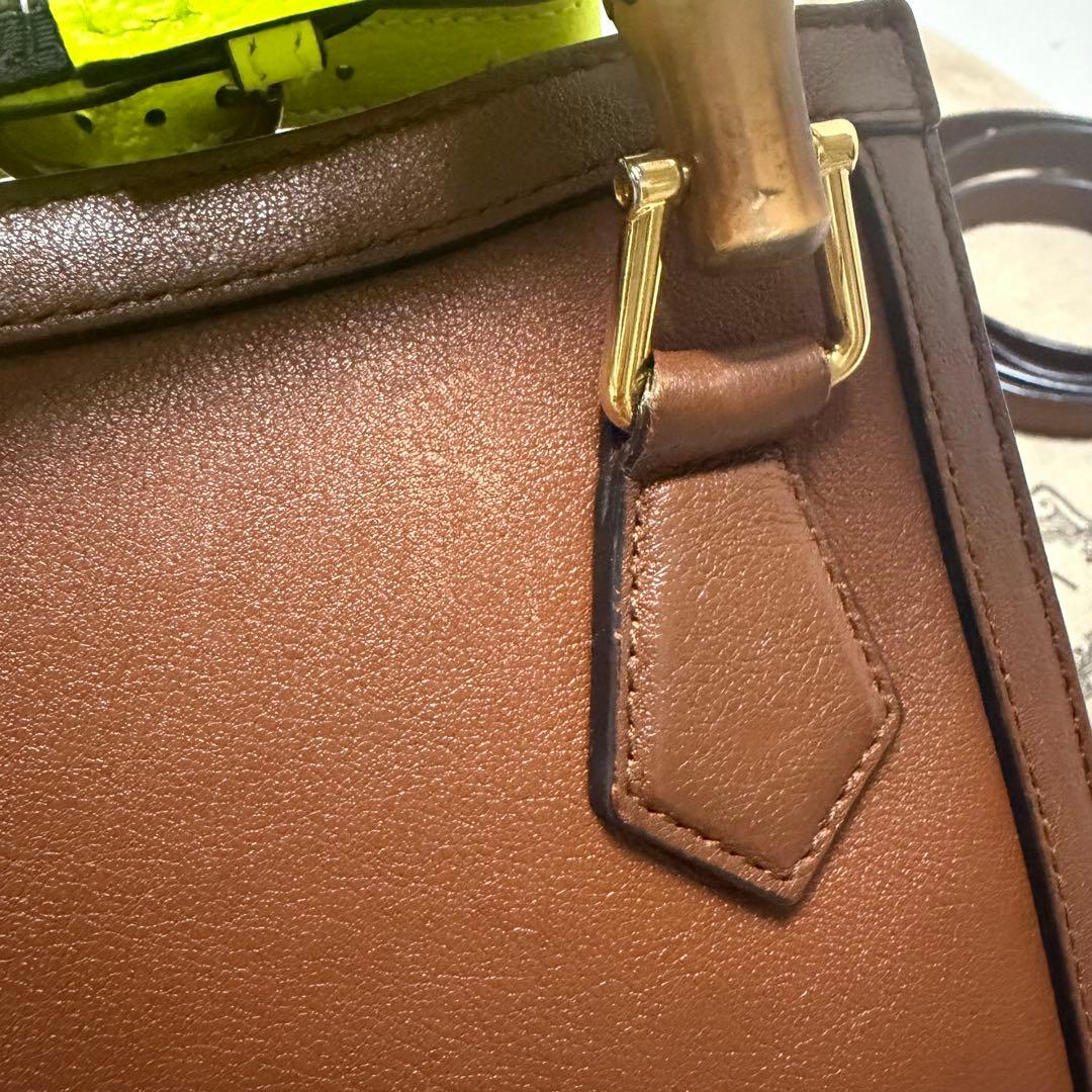 GUCCI グッチ ダイアナ ミニ GGマーモント2wayショルダーバック