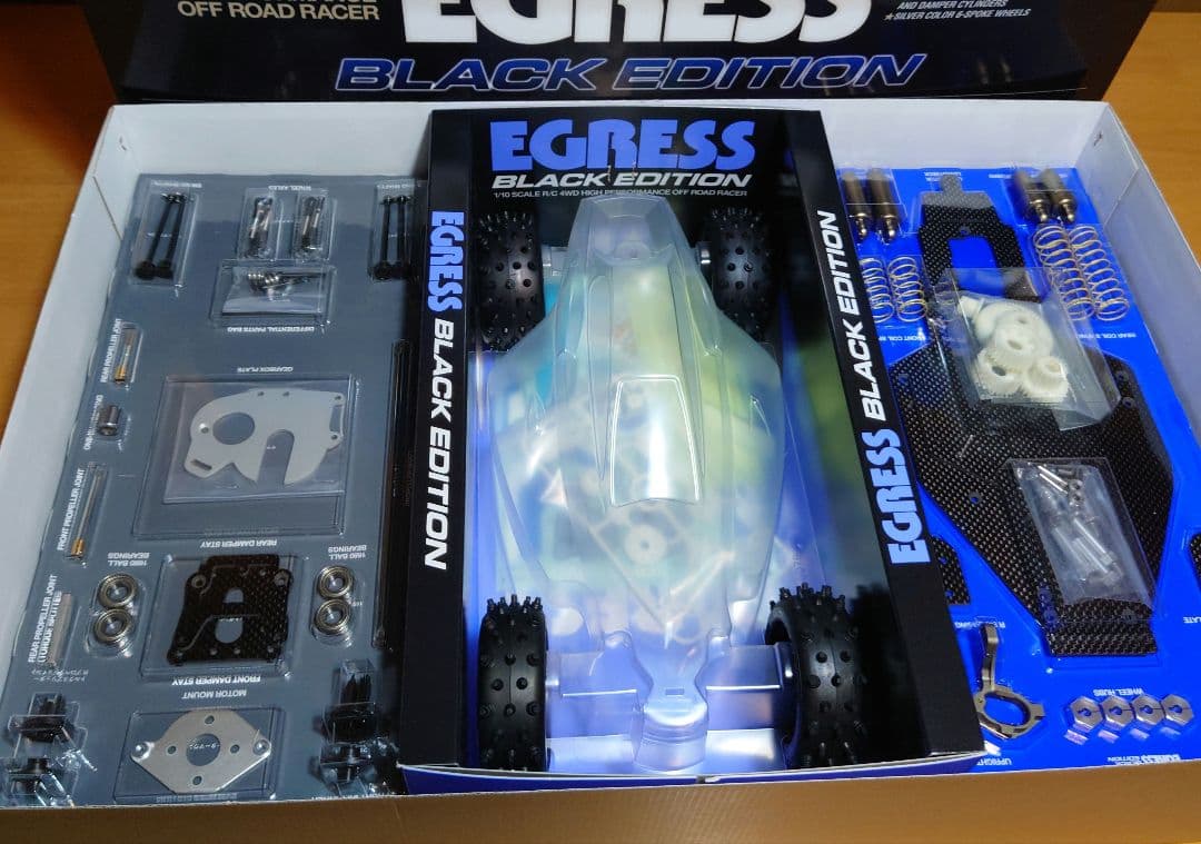 タミヤ電動RC四輪駆動オフロードバギーイグレスブラックエディション新品キットのみ