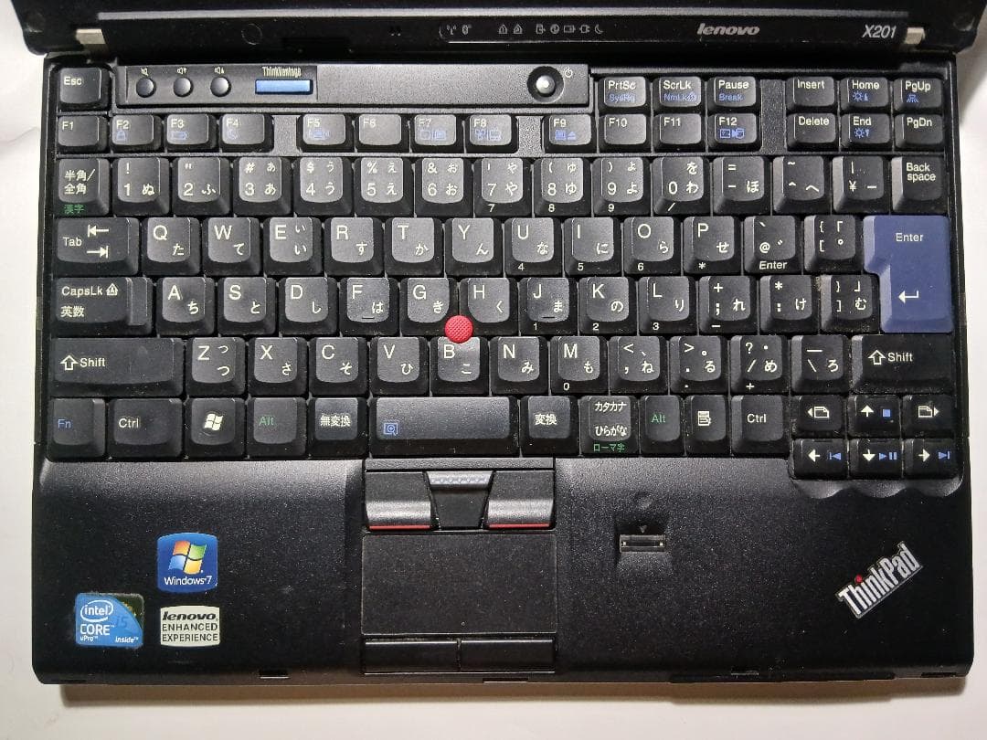 良品thinkpadX201 i5 RAM 8GB ウルトラベース
