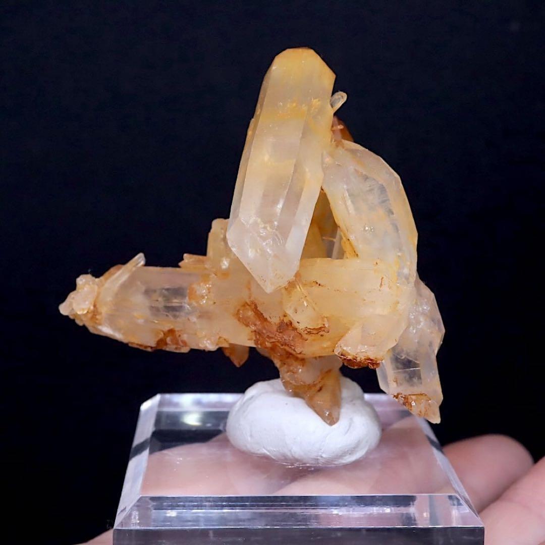 マンゴークォーツ ハロイサイト 水晶 46.5g MQ031 鉱物 天然石 原石