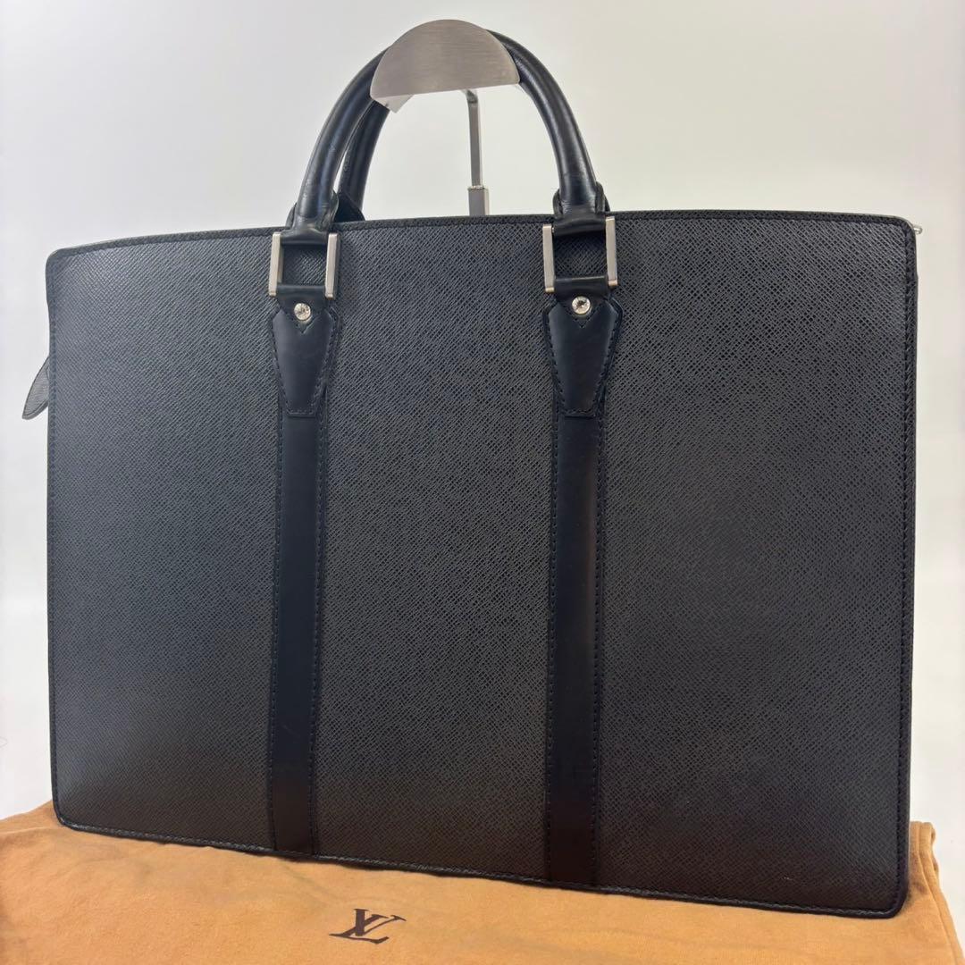 美品 ルイヴィトン タイガ ポルトドキュマン ロザン アルドワーズ ブラック