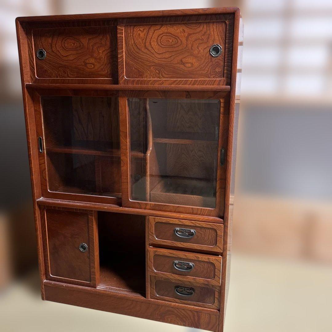 【年明けセール引き取り限定】年末セールアンティーク/レトロ/古家具/茶箪笥