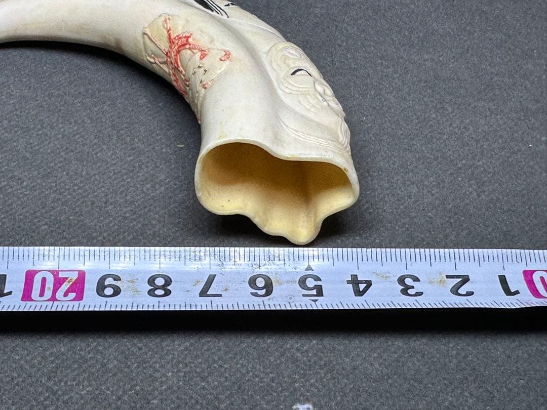 極上　根付　小面と翁面　和装小物　古美術品　 置物　彫刻 細密細工　骨董