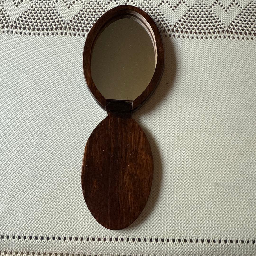 ベトナム女性デザイン木製ミラー