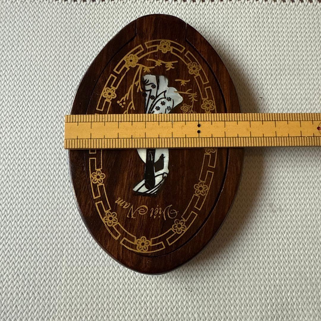 ベトナム女性デザイン木製ミラー