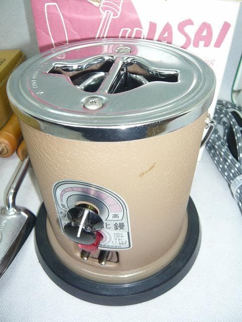 作業未使用　タキイ和裁電化鏝　ランプ付　 和裁コテ　 和裁こて　鏝２本付