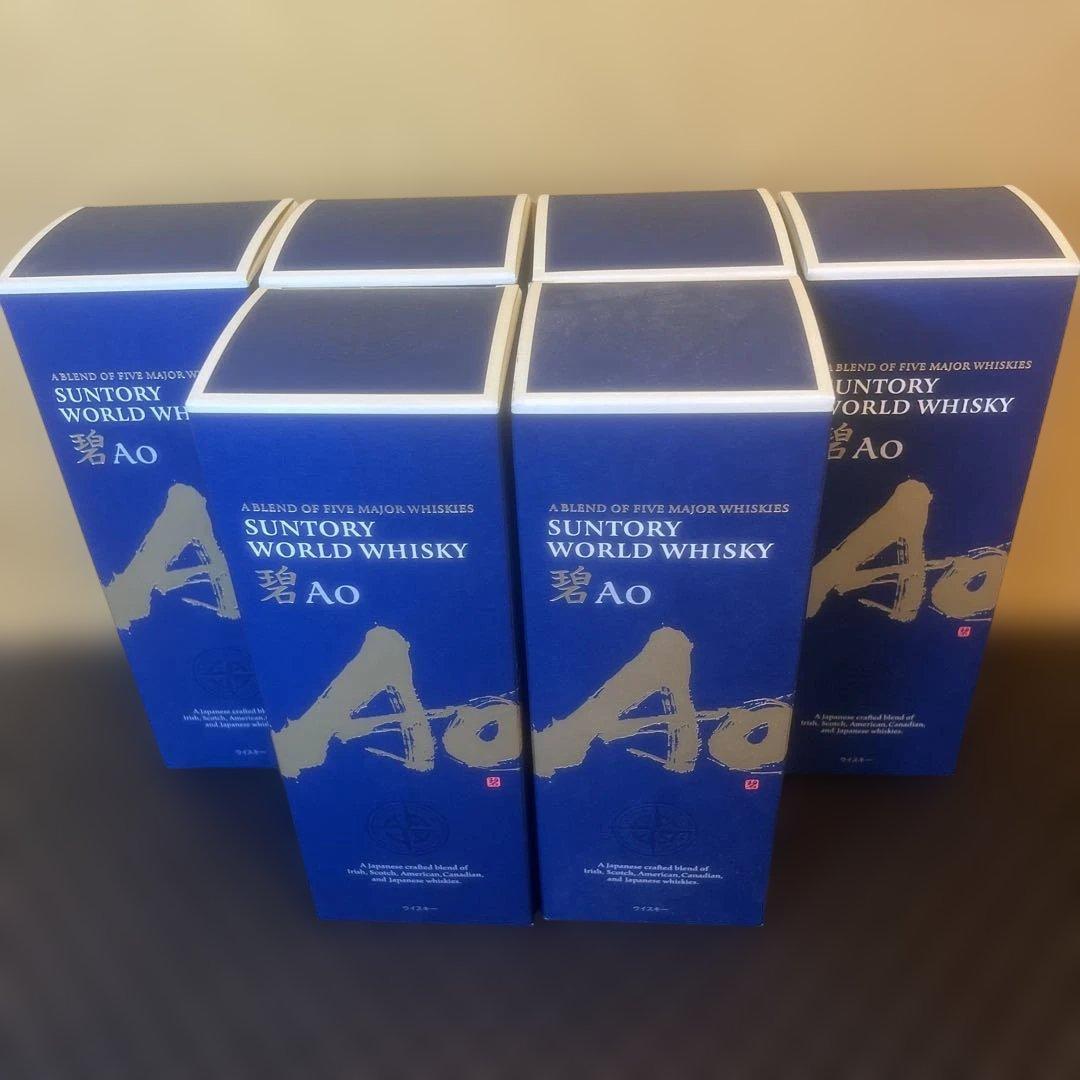 6本セット【新品未開封】ワールドウイスキーAo碧アオ SUNTORY 750ml
