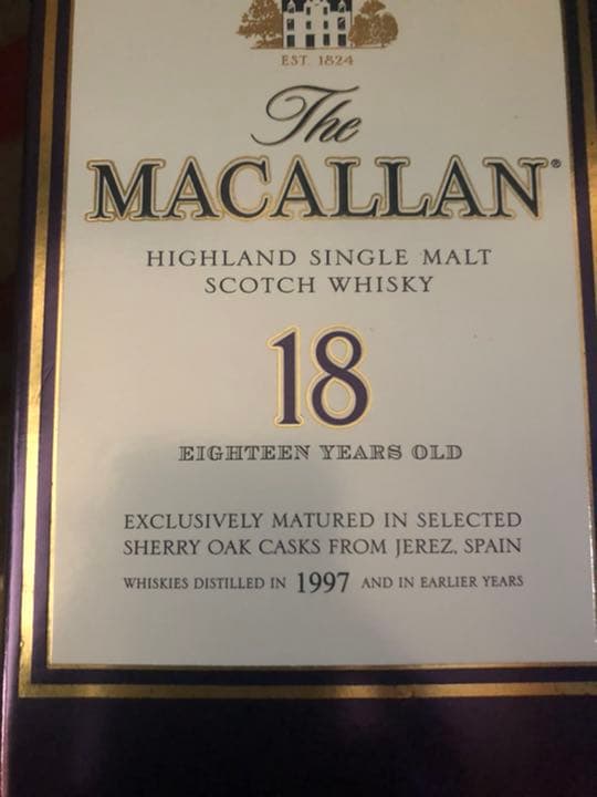 マッカラン18年　希少　1997年　720ml
