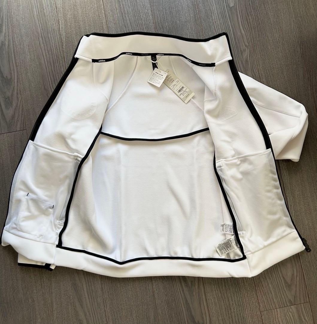 新品 adidas アディダス 上下 ダブルニット生地 秋冬ジャケットパンツ L