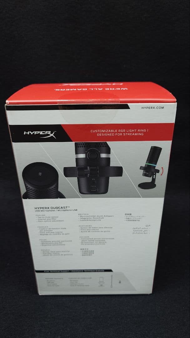 HYPERX DUOCAST コンデンサーマイク 新品未開封