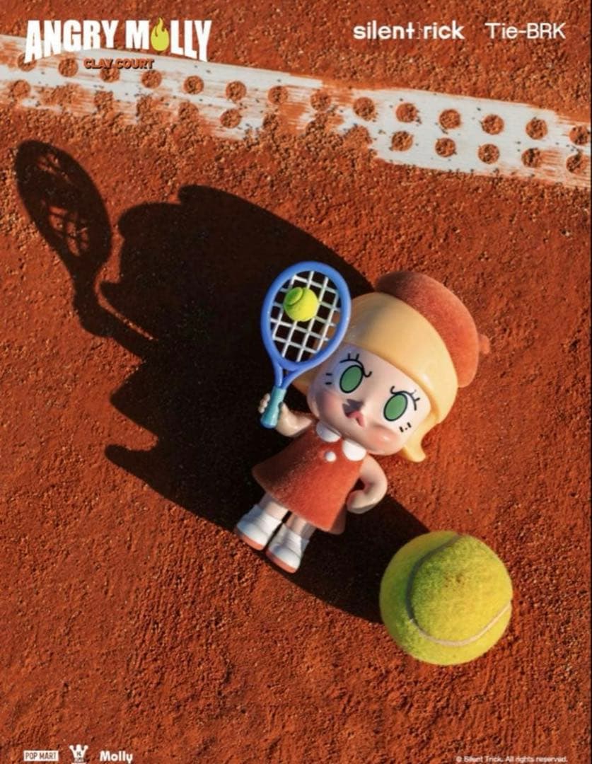 その他 POPMART Angry Molly- Clay Court