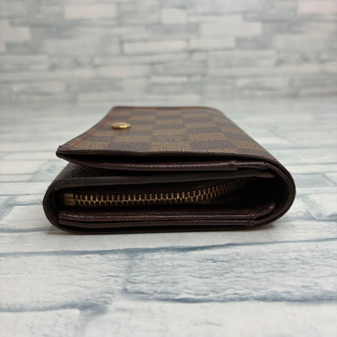 極美品　60 LOUIS VUITTON ルイヴィトン ダミエ　二つ折り財布