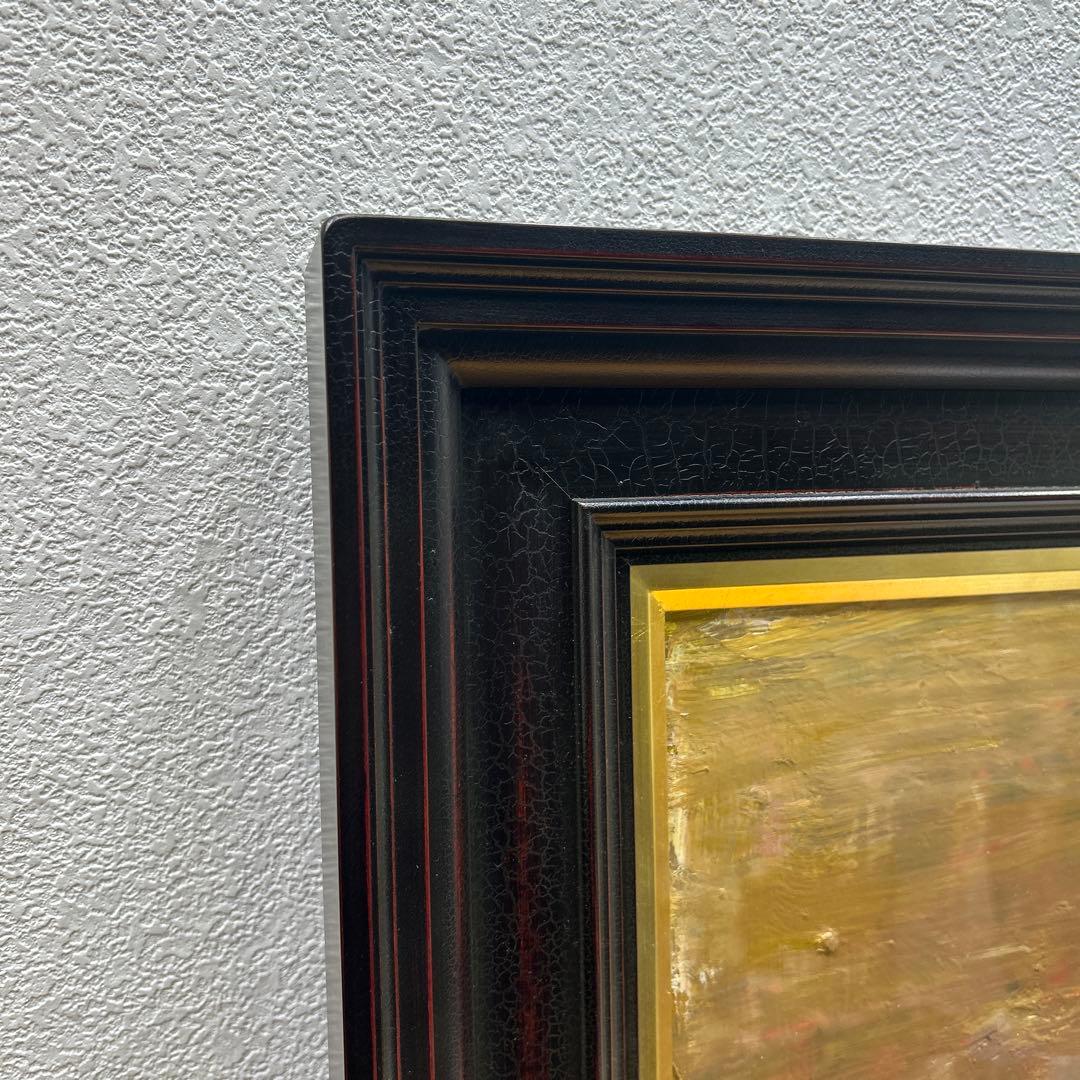 5674 織田広喜「少女」油彩15号 直筆サイン