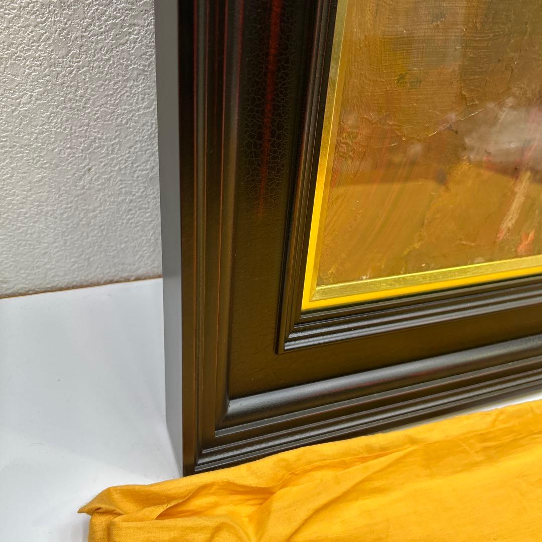 5674 織田広喜「少女」油彩15号 直筆サイン