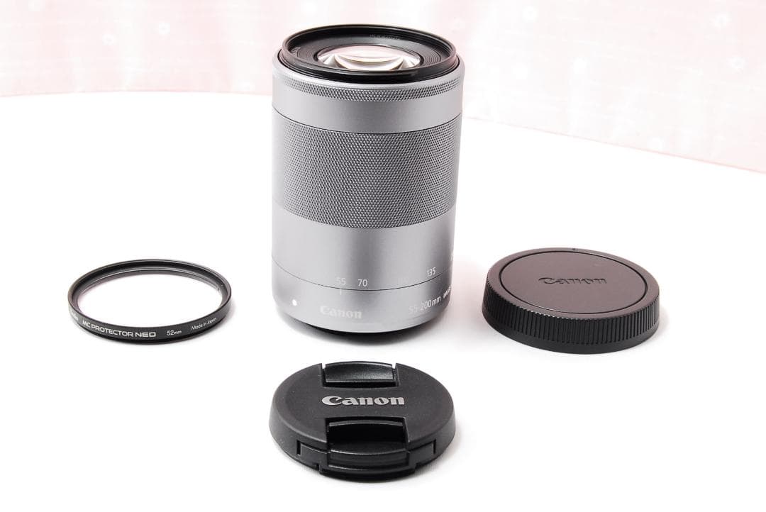 〓美品〓Canon EF-M 55-200mm IS STM ミラーレス用望遠