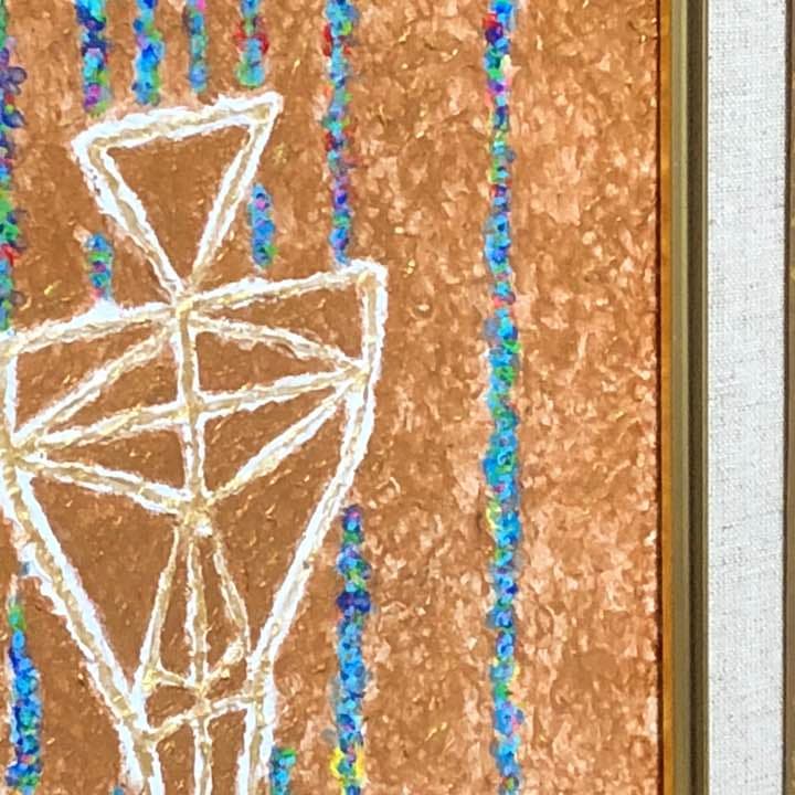 「時の女神 祈りのポーズ」原画 本物 一点物 額付き 絵画 masa