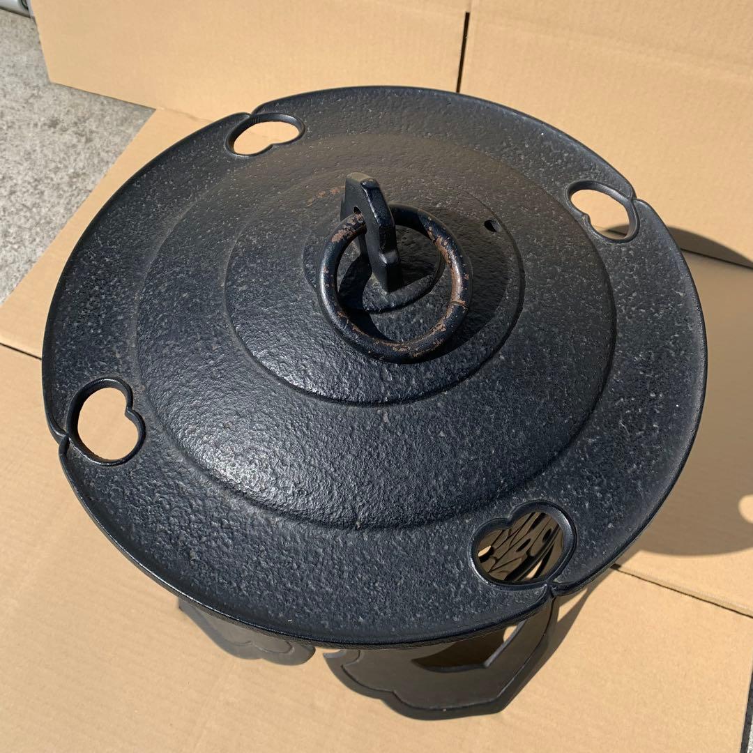 南部鉄器　岩鋳　大型　吊り　燈篭　和風　アンティーク 骨董品 レトロ