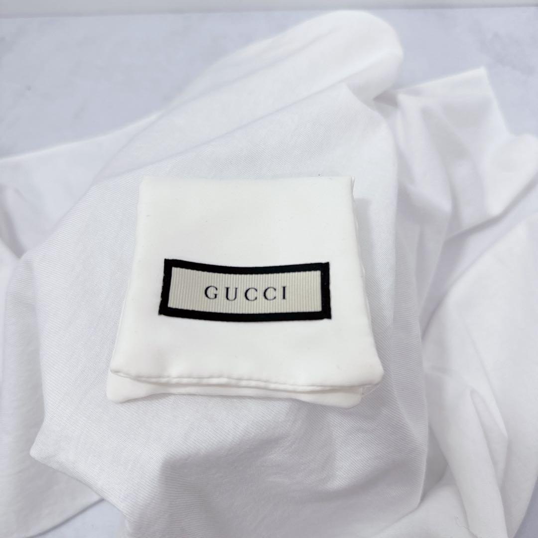 表記23 GUCCI インターロッキングG オープンバンドリング　スリム　メンズ