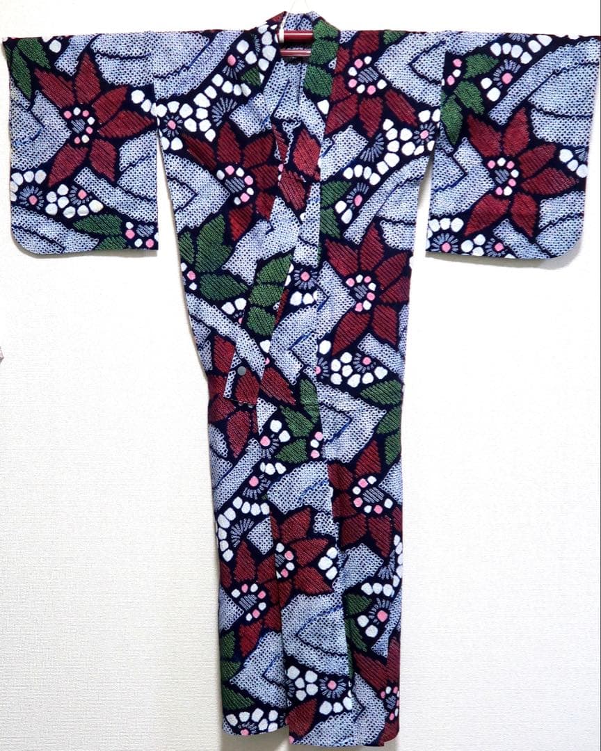 ［w15］浴衣　有松鳴海絞り　割引◎