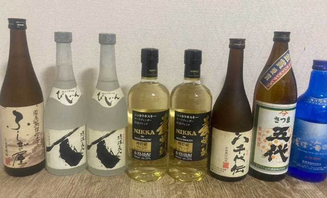 【未開封】焼酎8本詰合せ　NIKKA 焼酎 720ml 25%等