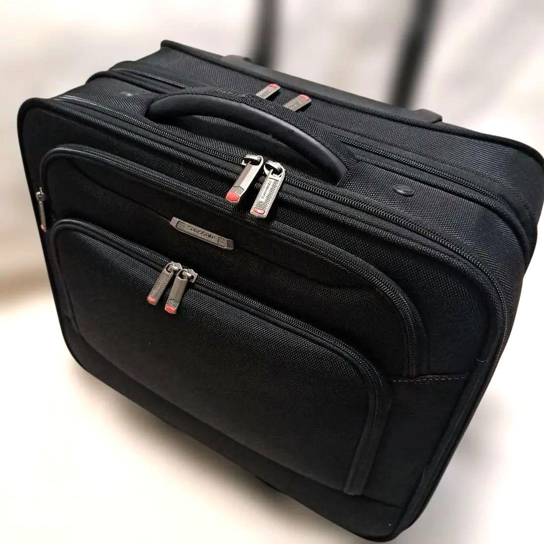 【Samsonite】サムソナイト ビジネスキャリーバッグ ブラック 機内持込可