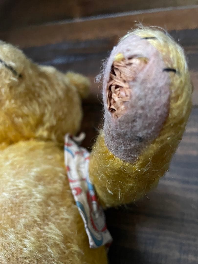 ˚✧₊⁎断捨離SALE品⁎⁺˳✧༚ アンティークテディベアちゃん♡ボロベアさん