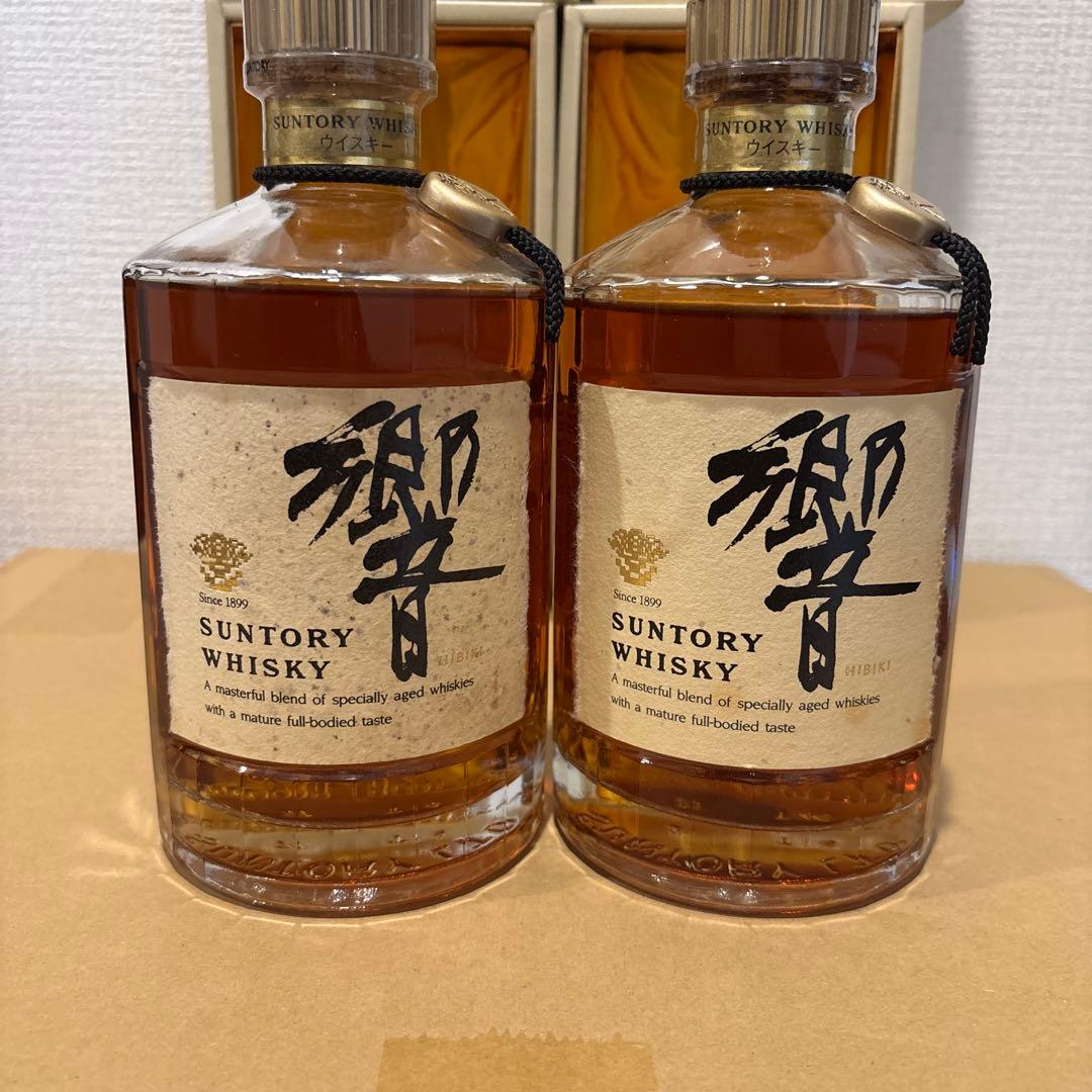 サントリーウイスキー響　裏ゴールドラベル　箱付き　2点セット　未開封（2）