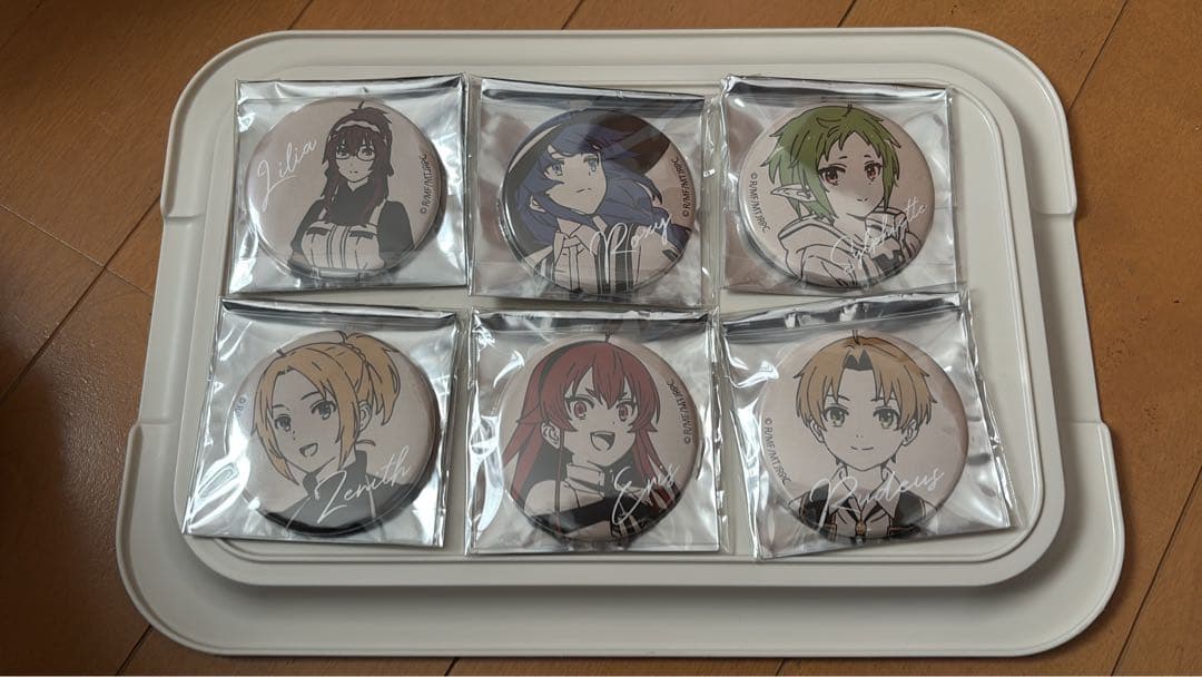 期間限定出品‼️ 無職転生　缶バッジ　コンプリートセット　箱あり