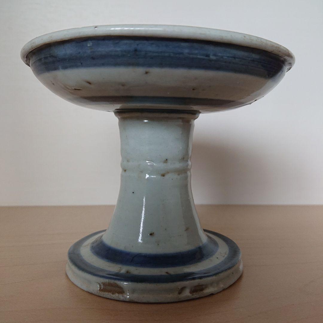 高杯　高月　高台皿　古伊万里　染付