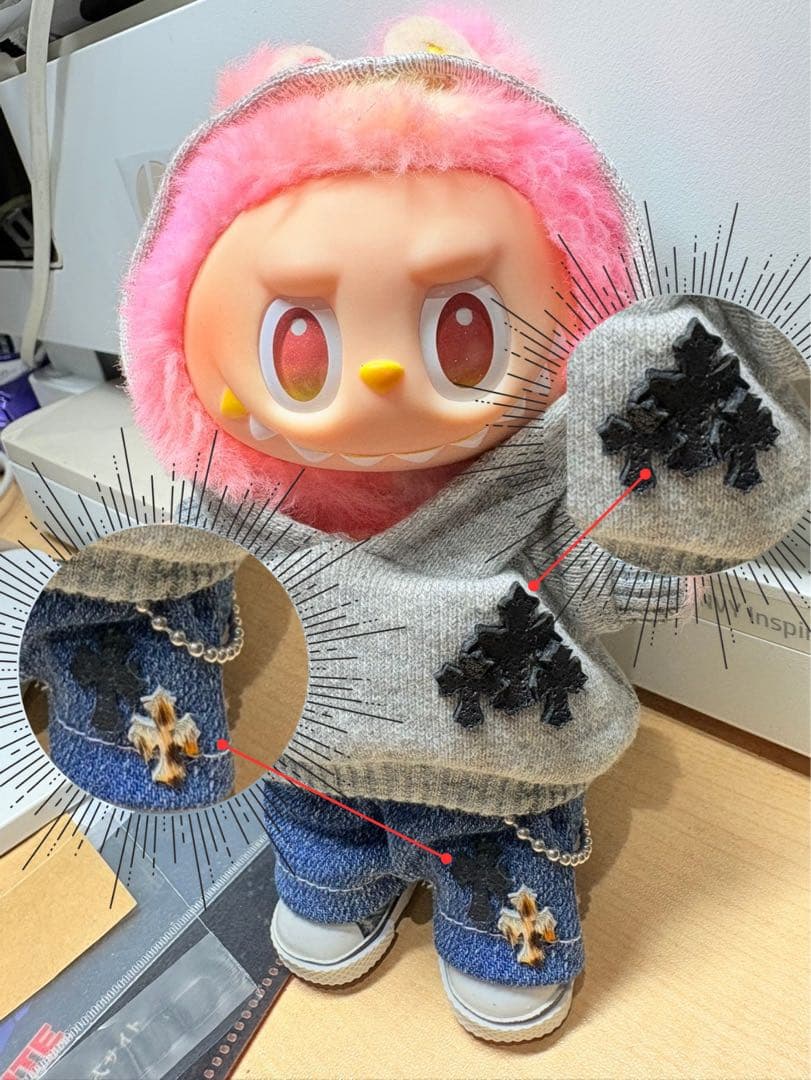 H*a様 スリークロスパッチラブブ　クロスパッチパンツ　至極の2点セット