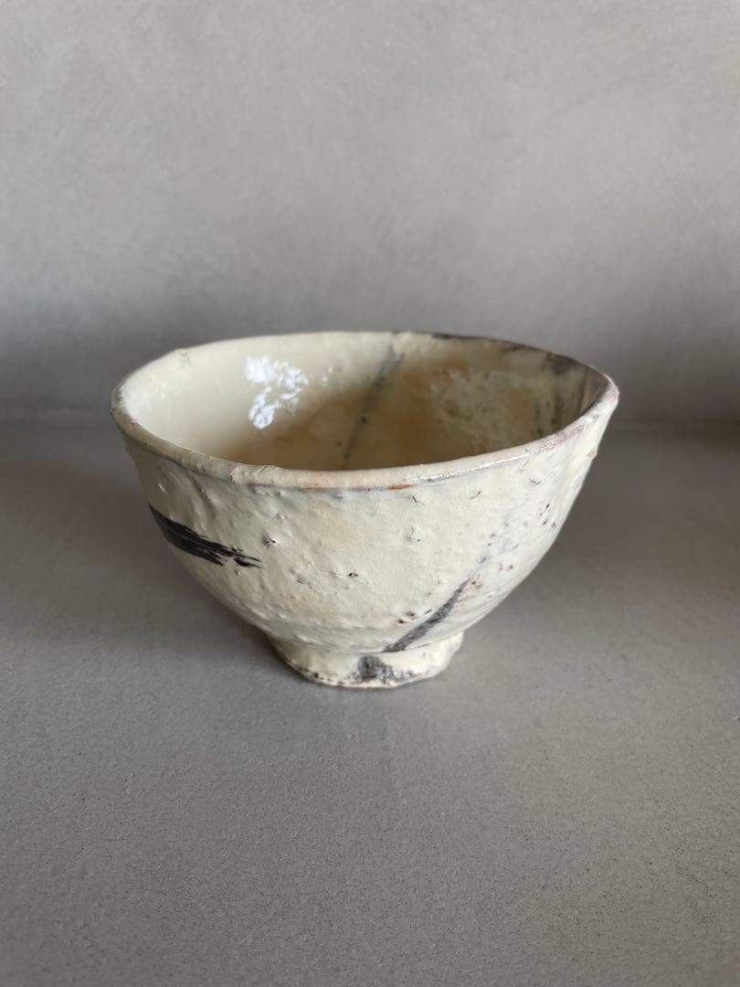 森岡成好 粉引茶碗 抹茶茶碗 小服茶碗 旅茶碗 粉引