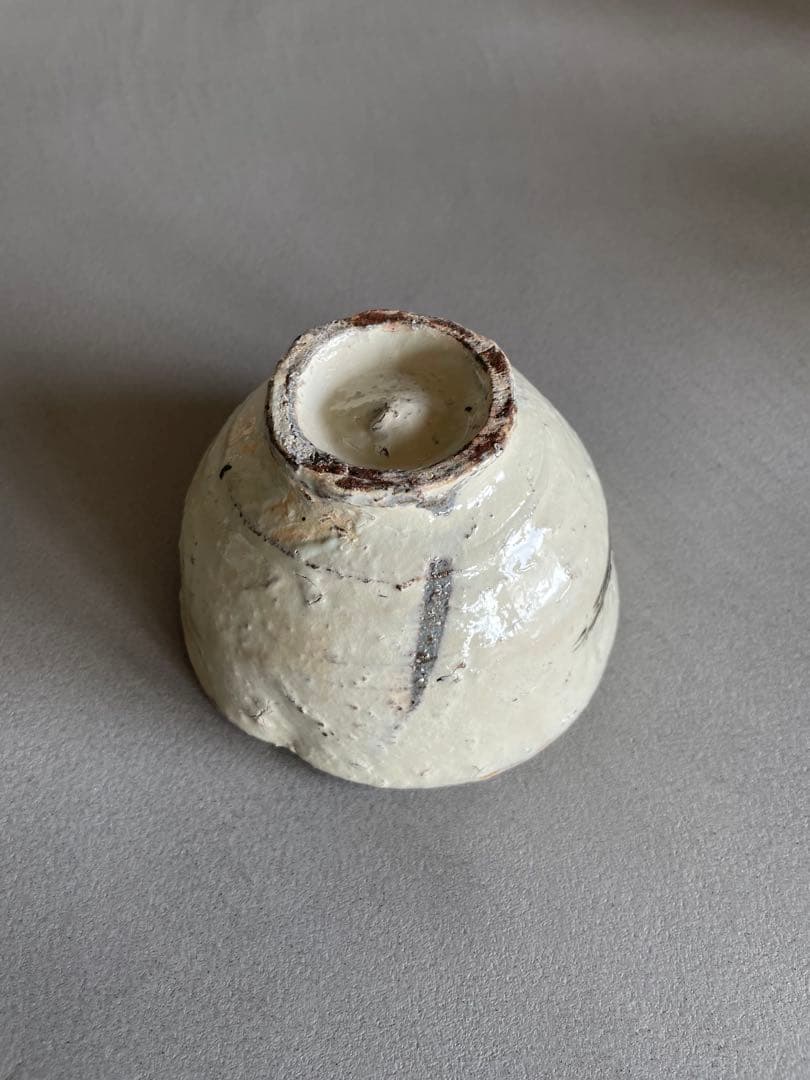 森岡成好 粉引茶碗 抹茶茶碗 小服茶碗 旅茶碗 粉引