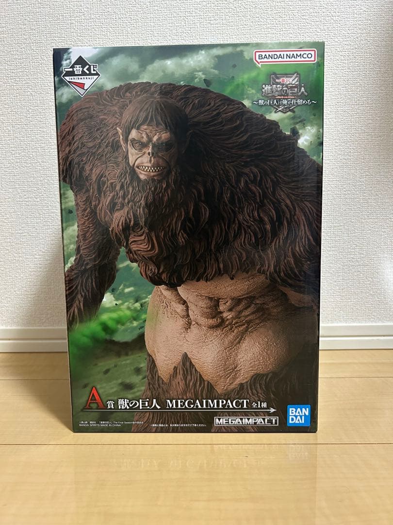 み*ん様 一番くじ 進撃の巨人　A賞　獣の巨人　MEGAIMPACT