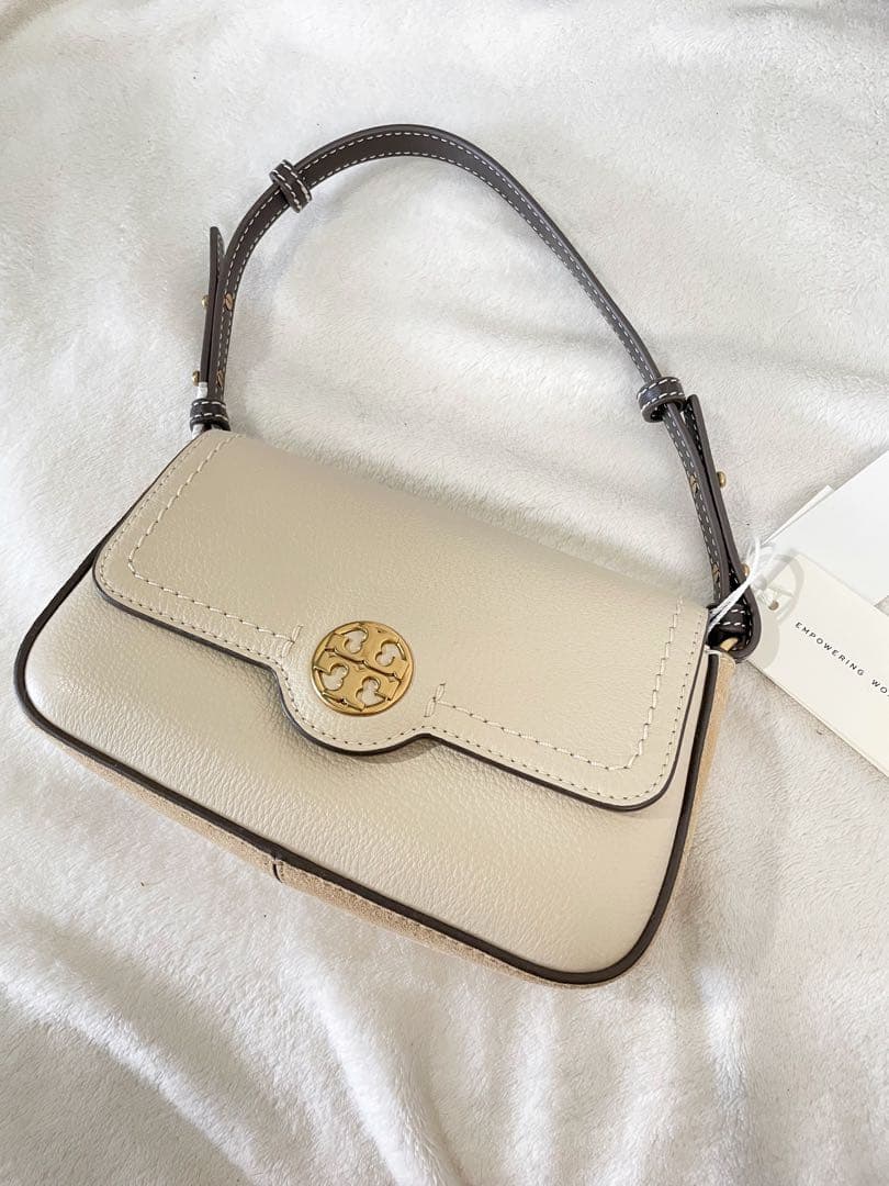 TORY BURCH ベージュ ハンドバッグ 新品タグ付き