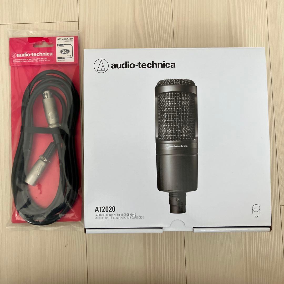 audio-technica AT2020コンデンサーマイク& ケーブルセット