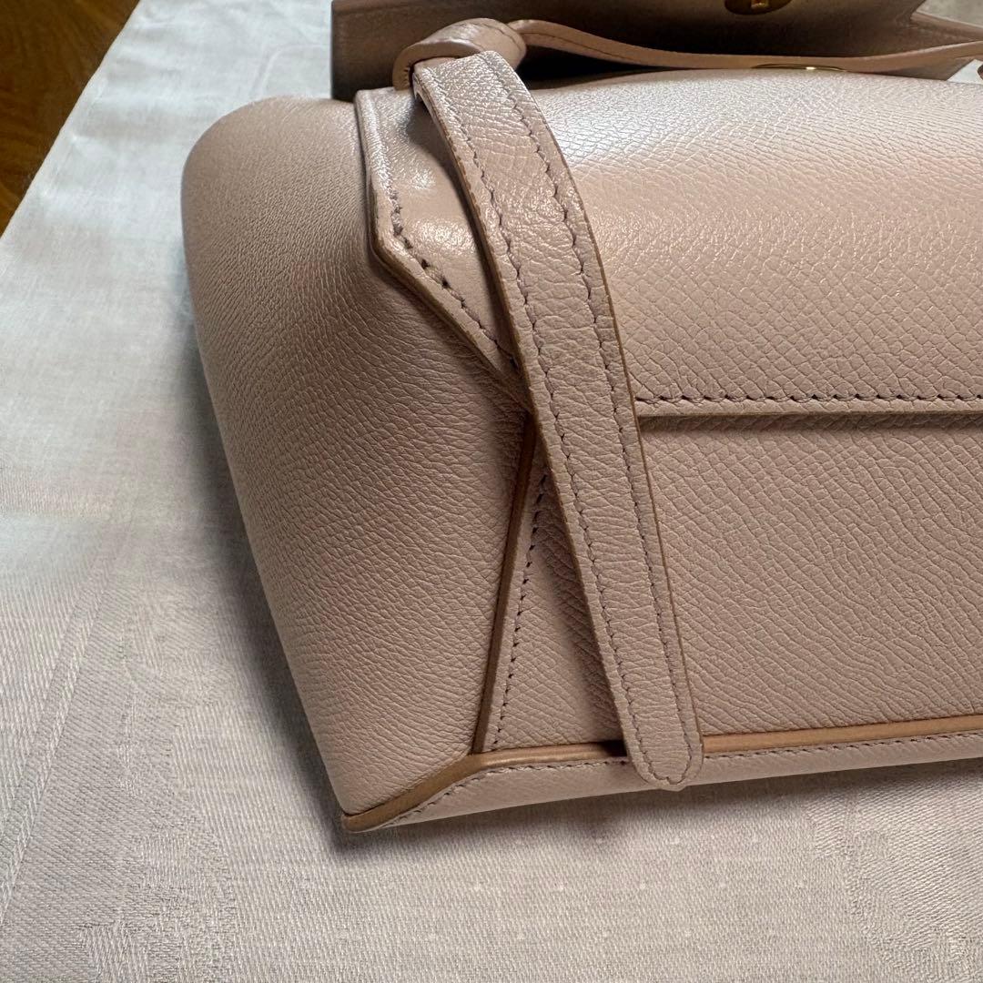 CELINE セリーヌ ショルダー ベルト ハンド バッグ マイクロ 2way