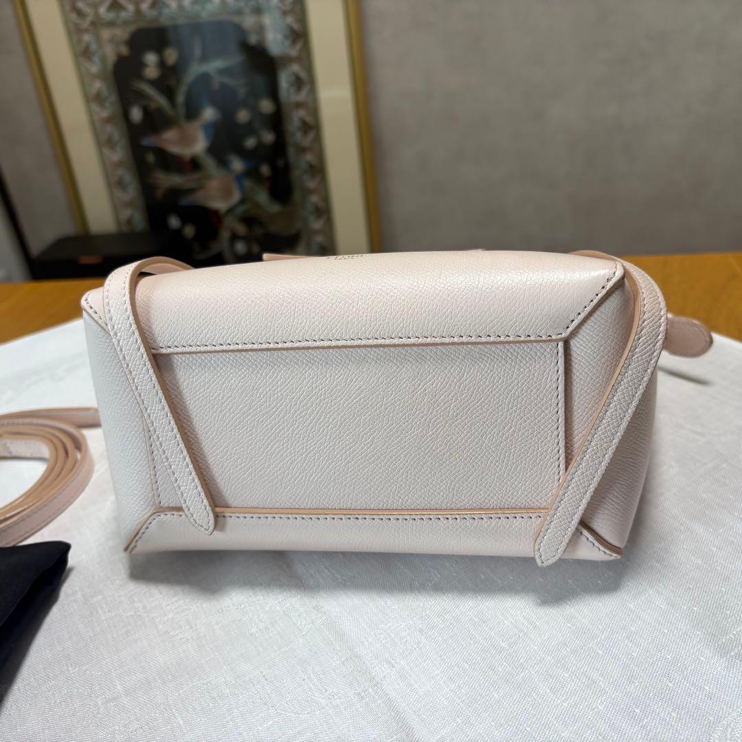 CELINE セリーヌ ショルダー ベルト ハンド バッグ マイクロ 2way