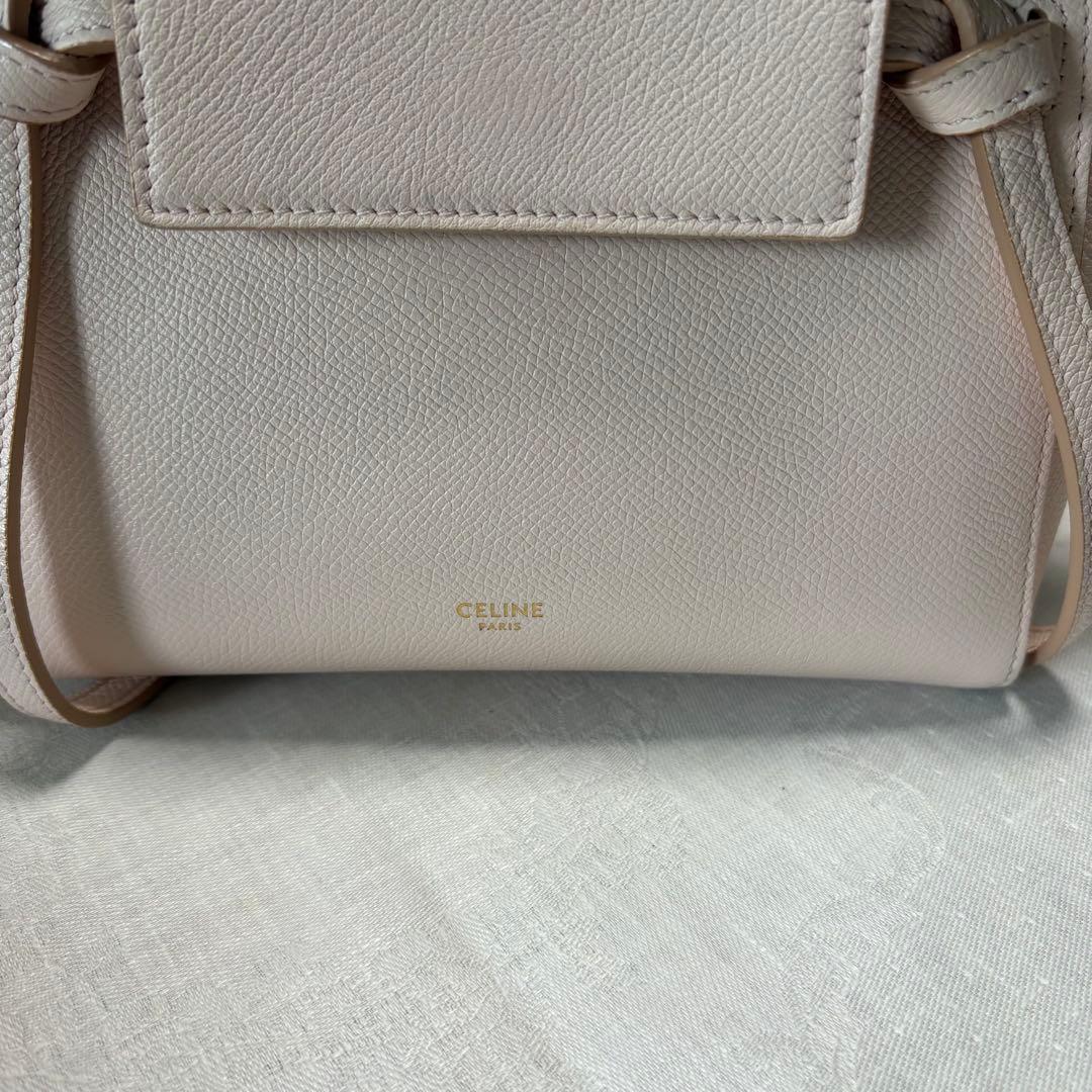 CELINE セリーヌ ショルダー ベルト ハンド バッグ マイクロ 2way