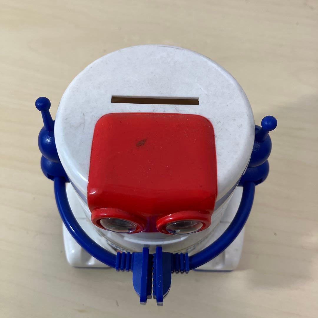 E-壁 ジャンク品 希少 レトロ タフマルくん 貯金箱 ロボット おもちゃ