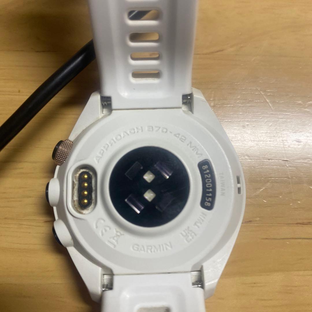 神*社様 GARMIN Approach S70 42mm ホワイト　GPSゴル