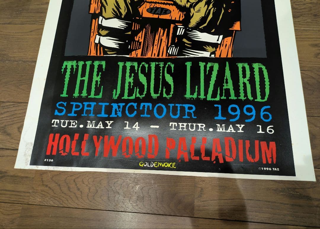 最終値下！TAZ/シルクスクリーンポスター/Ministry 状態考慮品