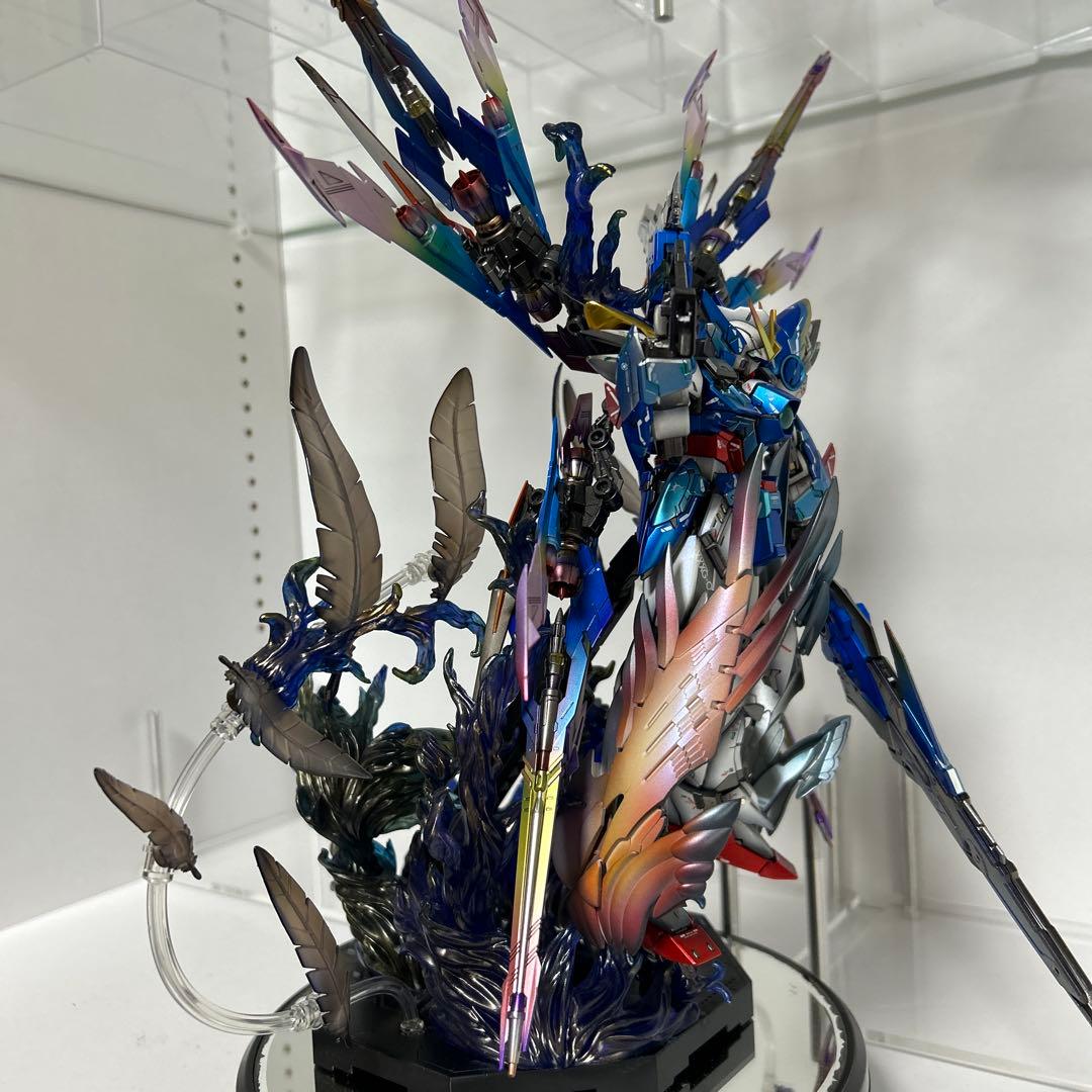 ガンプラ　塗装済み完成品　ウィングガンダムゼロ ew グラデーション塗装