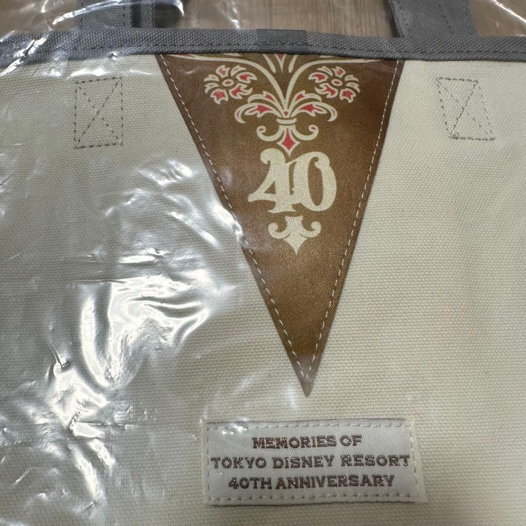即完売 ディズニー 40周年 ガーランド トートバッグ 小 ミッキー オレンジ