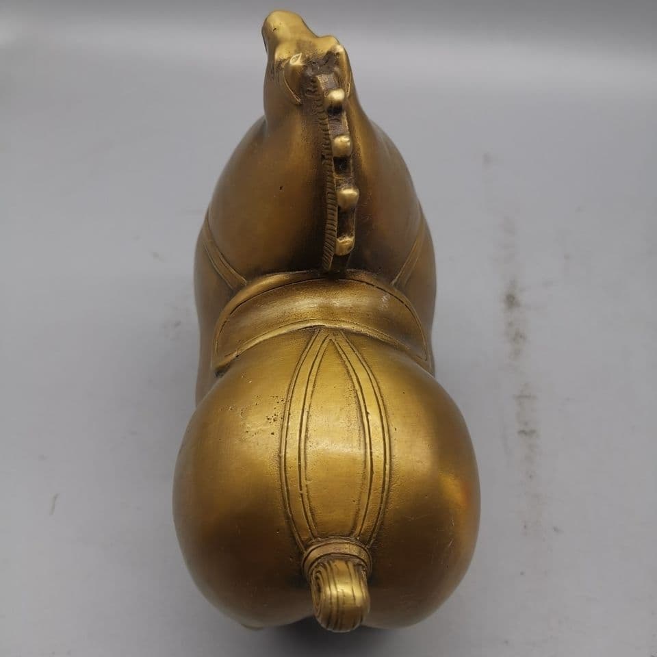 唐馬 銅製 置物