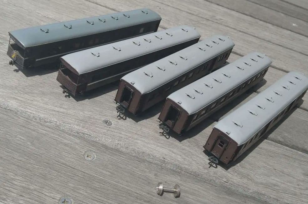 HOゲージ つばめ 特急 5両まとめて Nゲージ